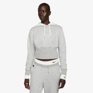 Nike Sportswear Icon Clash Women's Easy Fleece Hoodie In Gray